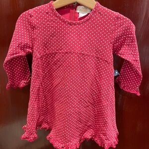 Tan Polka Dot Long Sleeve Dress 🍁